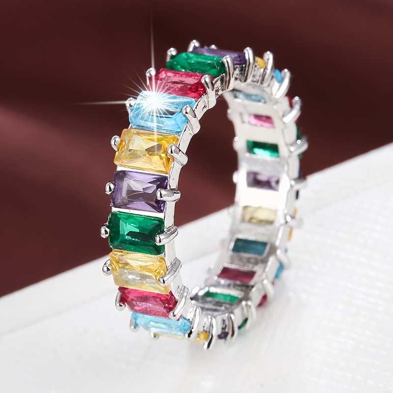 Zirconia Copper Ring for Women